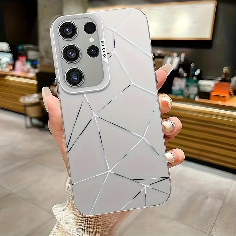 Phone Cases Silicone - Çok renkli degrade renk gümüş telefon