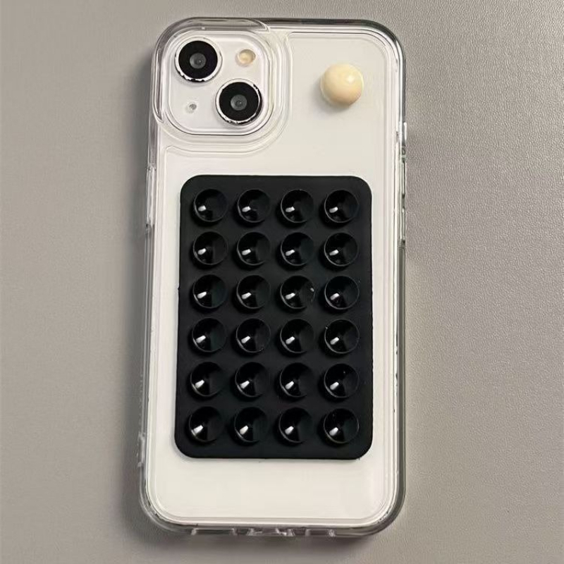 Phone Cases Silicone - Silikon Vakumlu Telefon Tutucu Kaymaz Yapışkan