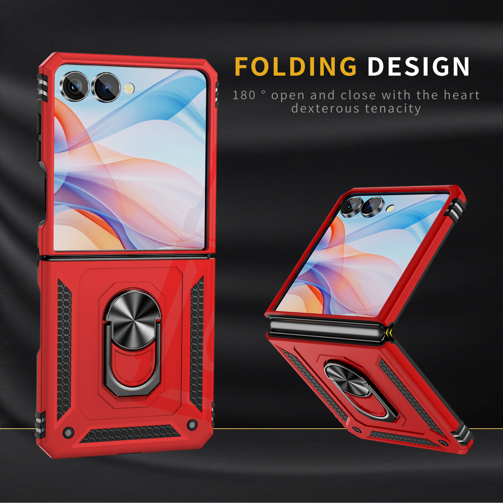 Military Grade Case - Samsung Galaxy Z Flip 7 için