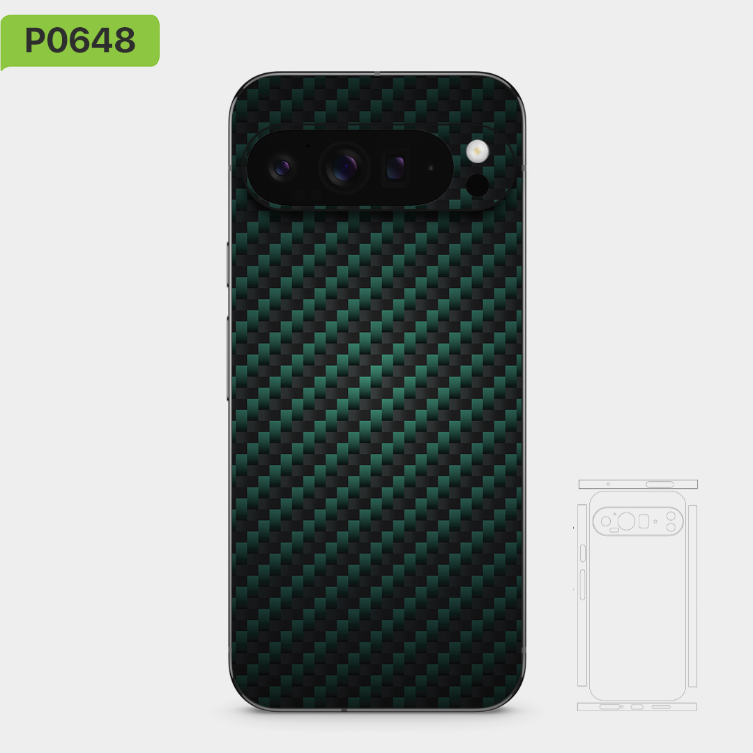 Google Pixel 9 Pro - Renkli çıkartma kaplama filmi Google Pixel