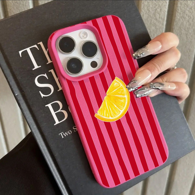 Phone Cases Beach - Moda Limon Desenli TPU Silikon Telefon