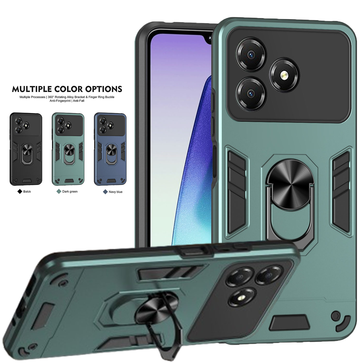 Military Grade Case - Askeri Sınıf Darbeye Dayanıklı Kılıf ZTE