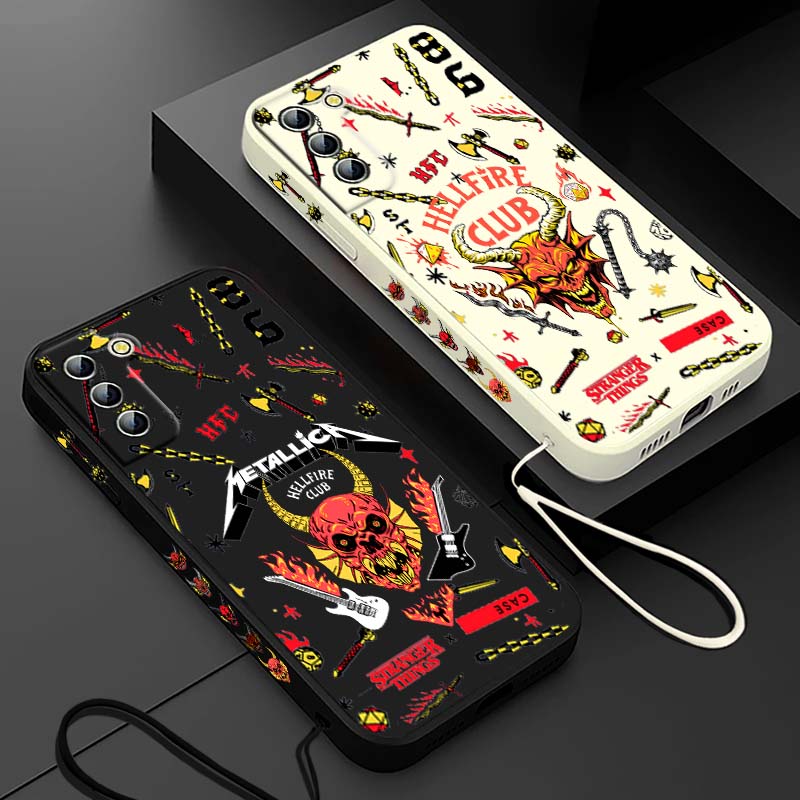 Phone Cases Silicone - Stranger Things Kırmızı Cehennem Şeytanı Samsung