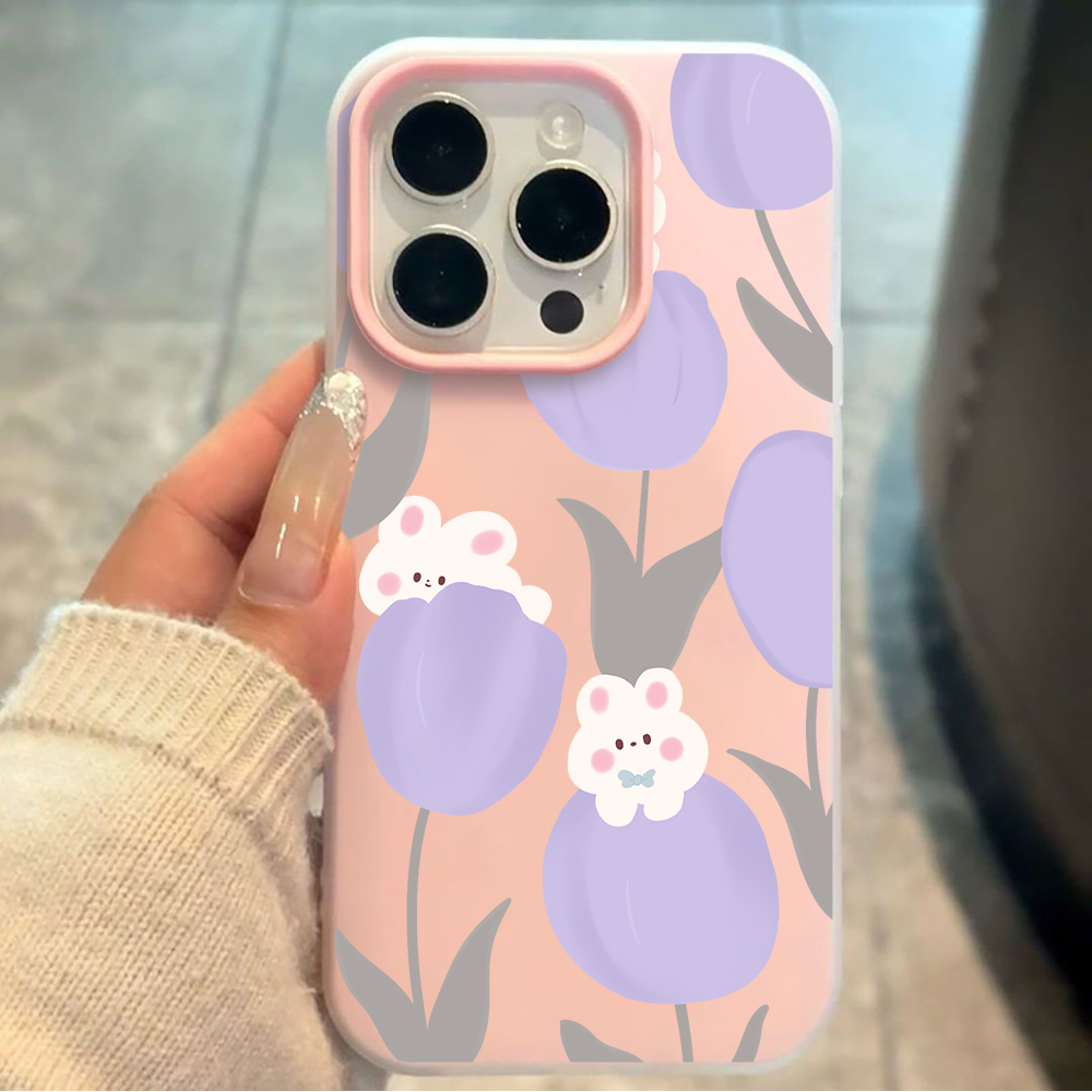 Phone Cases Xiaomi 15 - Yumuşak Lavanta Laleleri Desenli Xiaomi Redmi