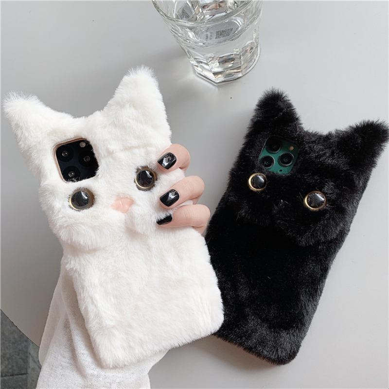 3D Sevimli Karikatür Kedi Tüyl - Phone Cases Iphone 15 incelemesi ve fiyatı