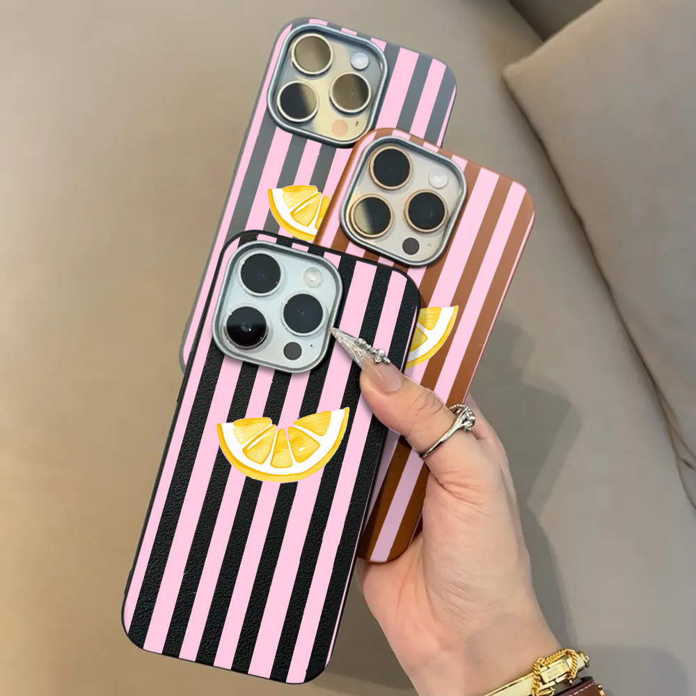 Limon Pembesi Çizgili Telefon  - Phone Cases Xiaomi 15 incelemesi ve fiyatı