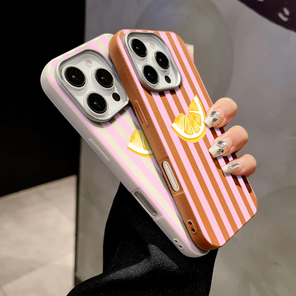 Limon Pembesi Çizgili Telefon  - Phone Cases Xiaomi 15 incelemesi ve fiyatı
