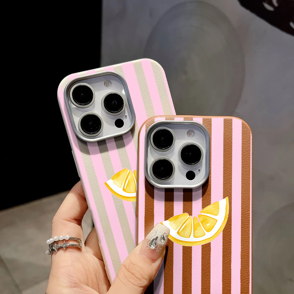 Limon Pembesi Çizgili Telefon  - Phone Cases Xiaomi 15 incelemesi ve fiyatı