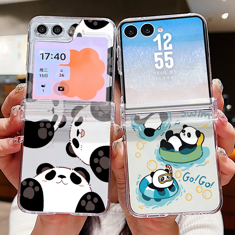 Sevimli Panda Desenli Telefon  - Phone Cases Z Flip 6 incelemesi ve fiyatı