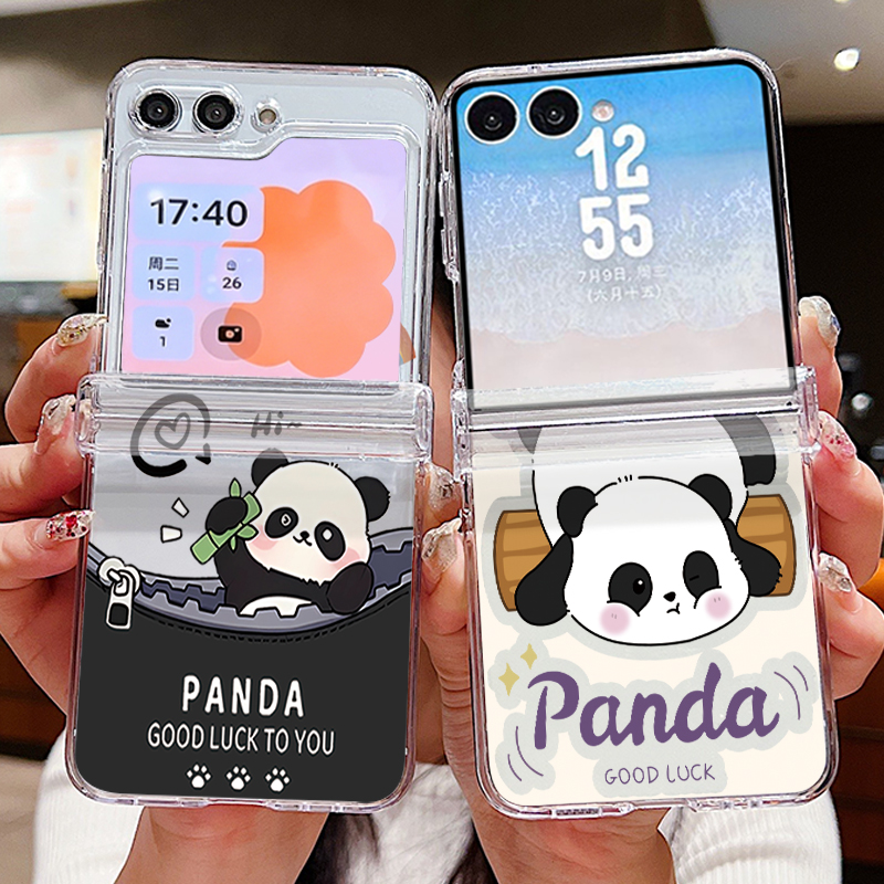Sevimli Panda Desenli Telefon  - Phone Cases Z Flip 6 incelemesi ve fiyatı