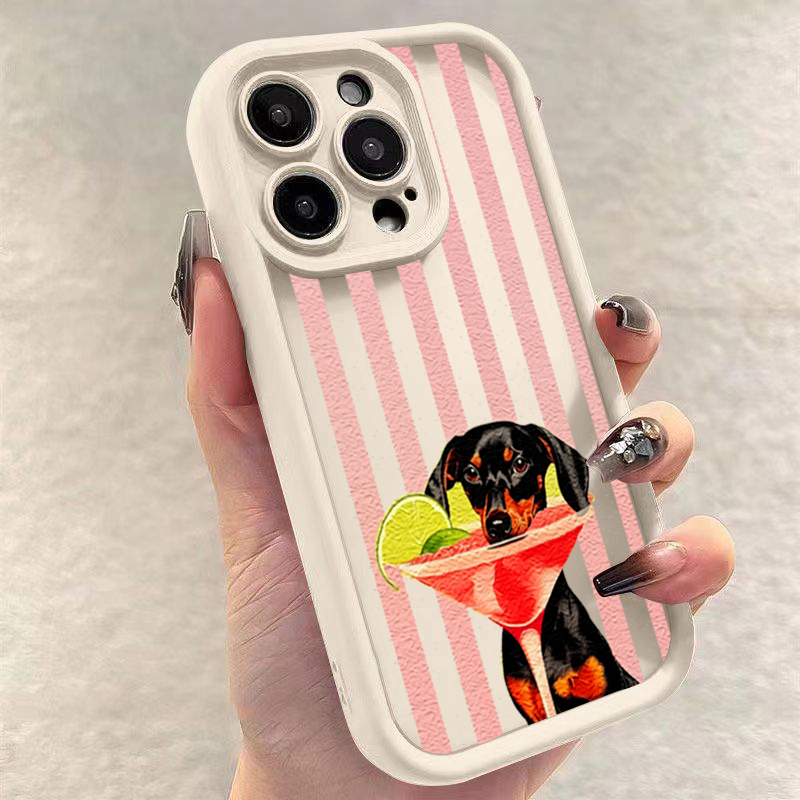 Sevimli Köpek Çizgili Baskılı  - Phone Cases Xiaomi 15 incelemesi ve fiyatı
