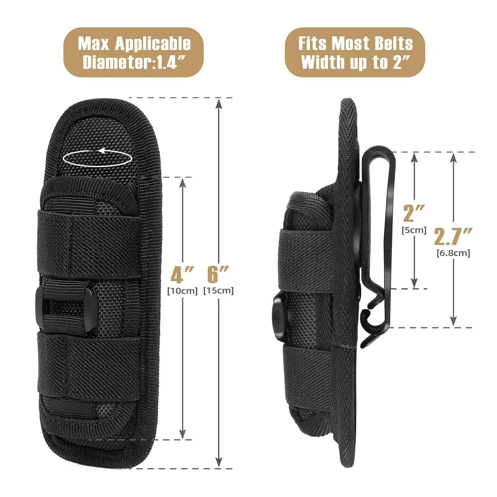 Taktik El Feneri Kılıfı Naylon - Military Grade Case incelemesi ve fiyatı
