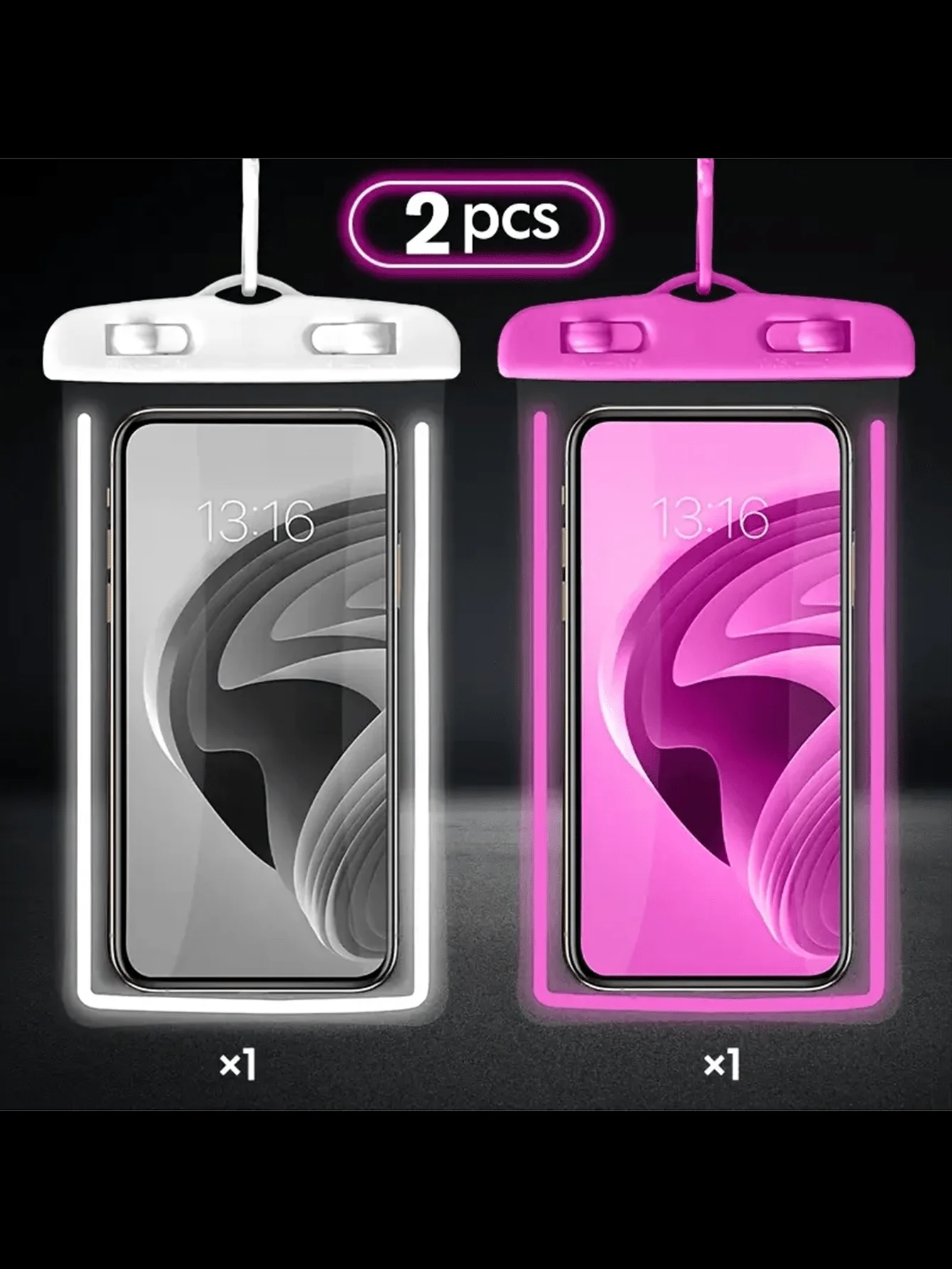 2'li Paket Işıklı Su Geçirmez  - Phone Cases Beach incelemesi ve fiyatı