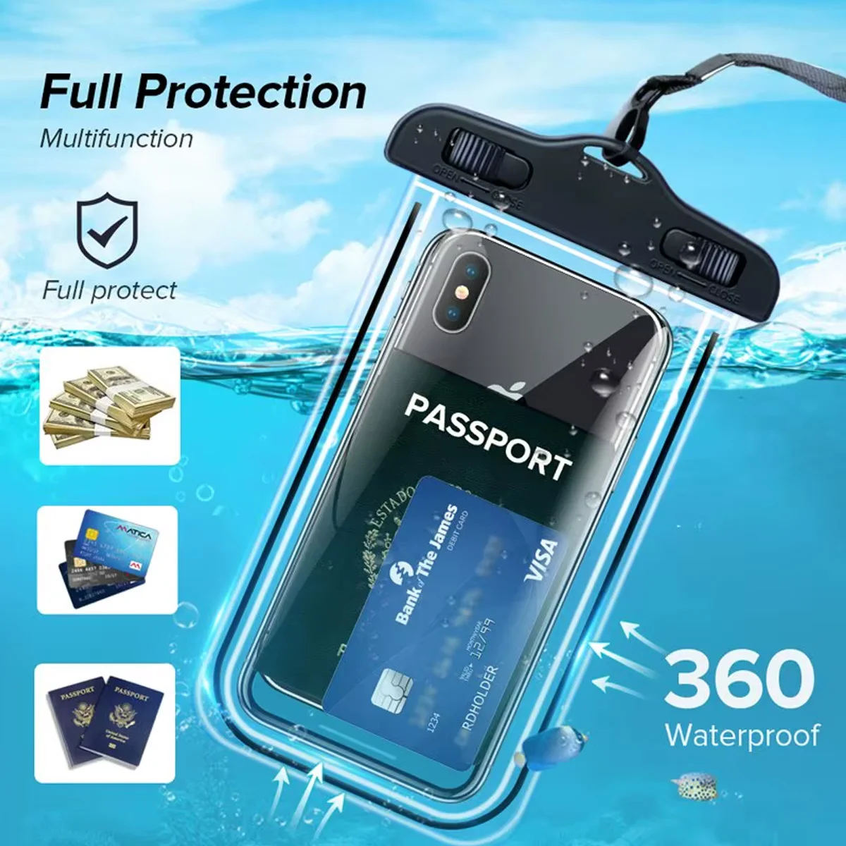 Şeffaf Su Geçirmez Cep Telefon - Phone Cases Beach incelemesi ve fiyatı