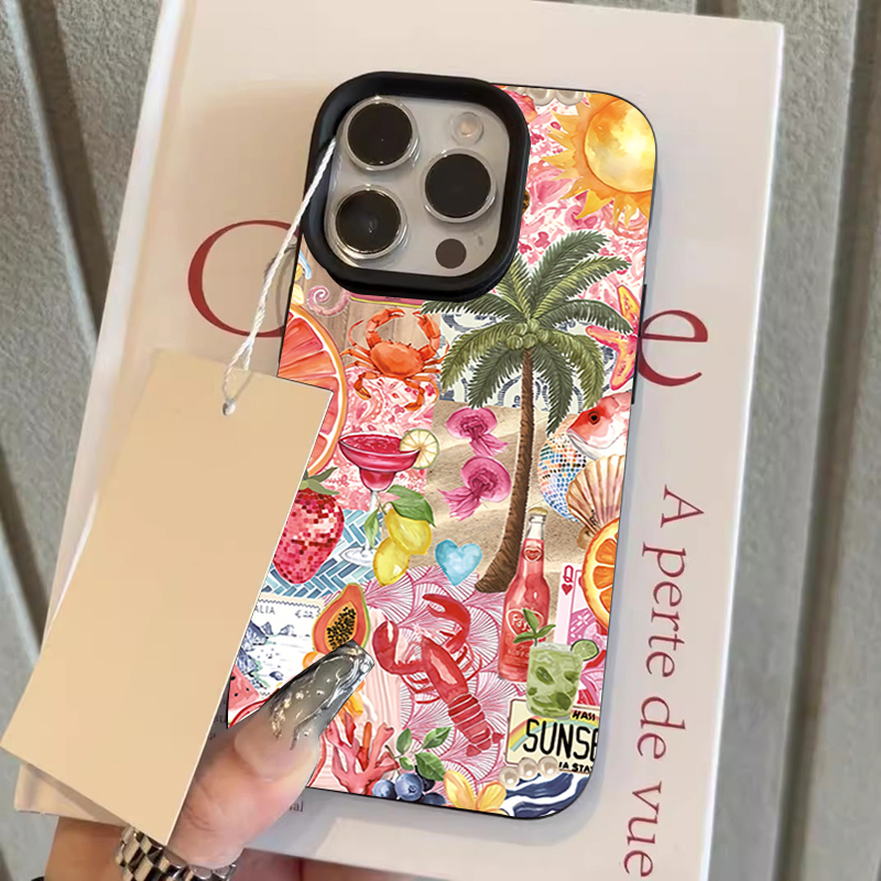 Yaz Plaj Partisi Kolaj Desenli - Phone Cases Beach incelemesi ve fiyatı