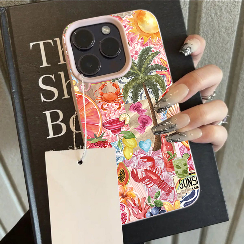 Yaz Plaj Partisi Kolaj Desenli - Phone Cases Beach incelemesi ve fiyatı