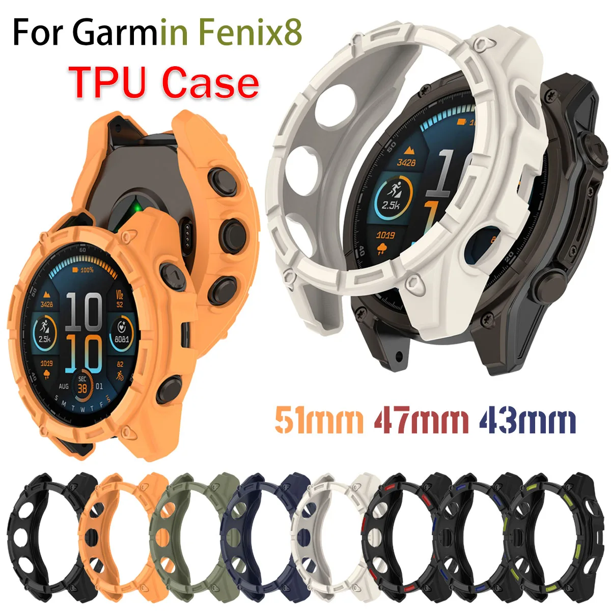 TPU Kılıf Garmin Fenix8 51/47/ - Phone Cases Android incelemesi ve fiyatı